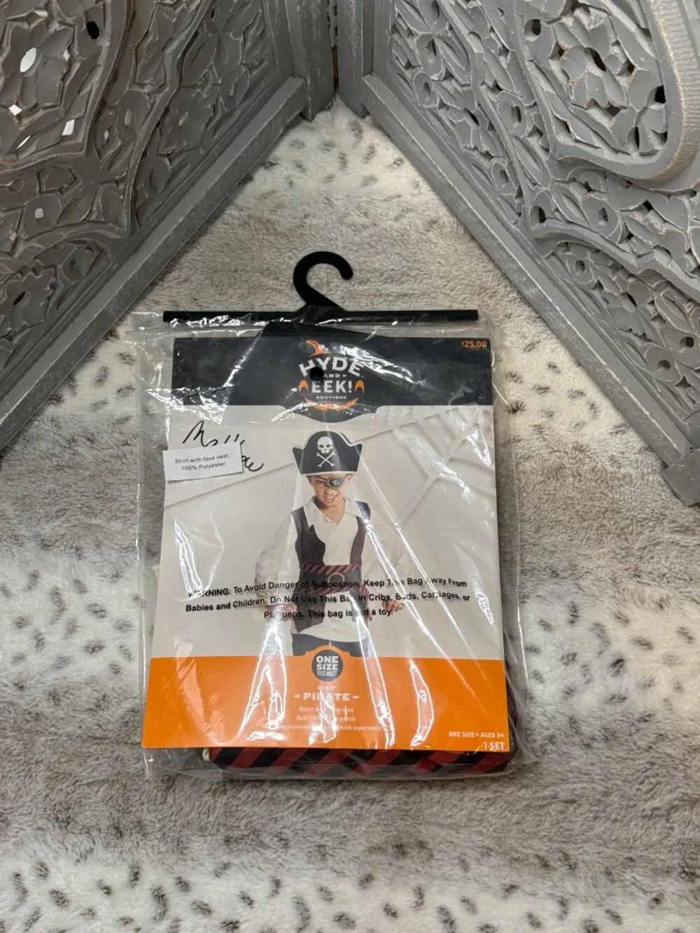 NWT! Pirate costume little boys 2-5T shirt hat eyepatch belt Halloween party